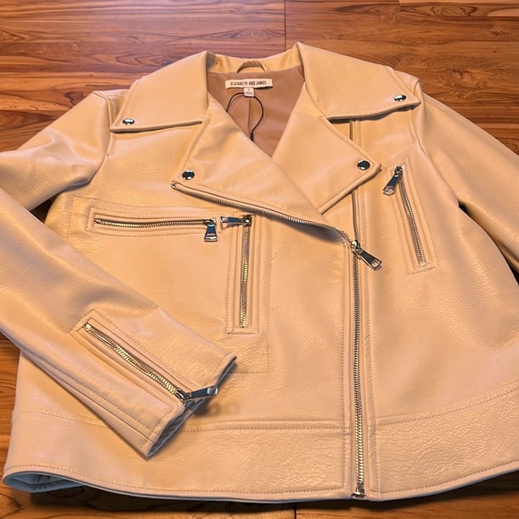 Elizabeth and James | Jackets & Coats | Elizabeth And James Cream Faux ...